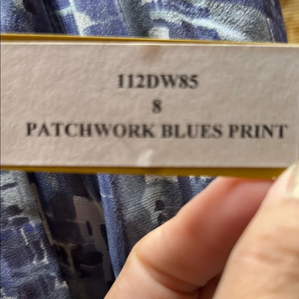 Blue Patterned Dress - Picture 7 of 7